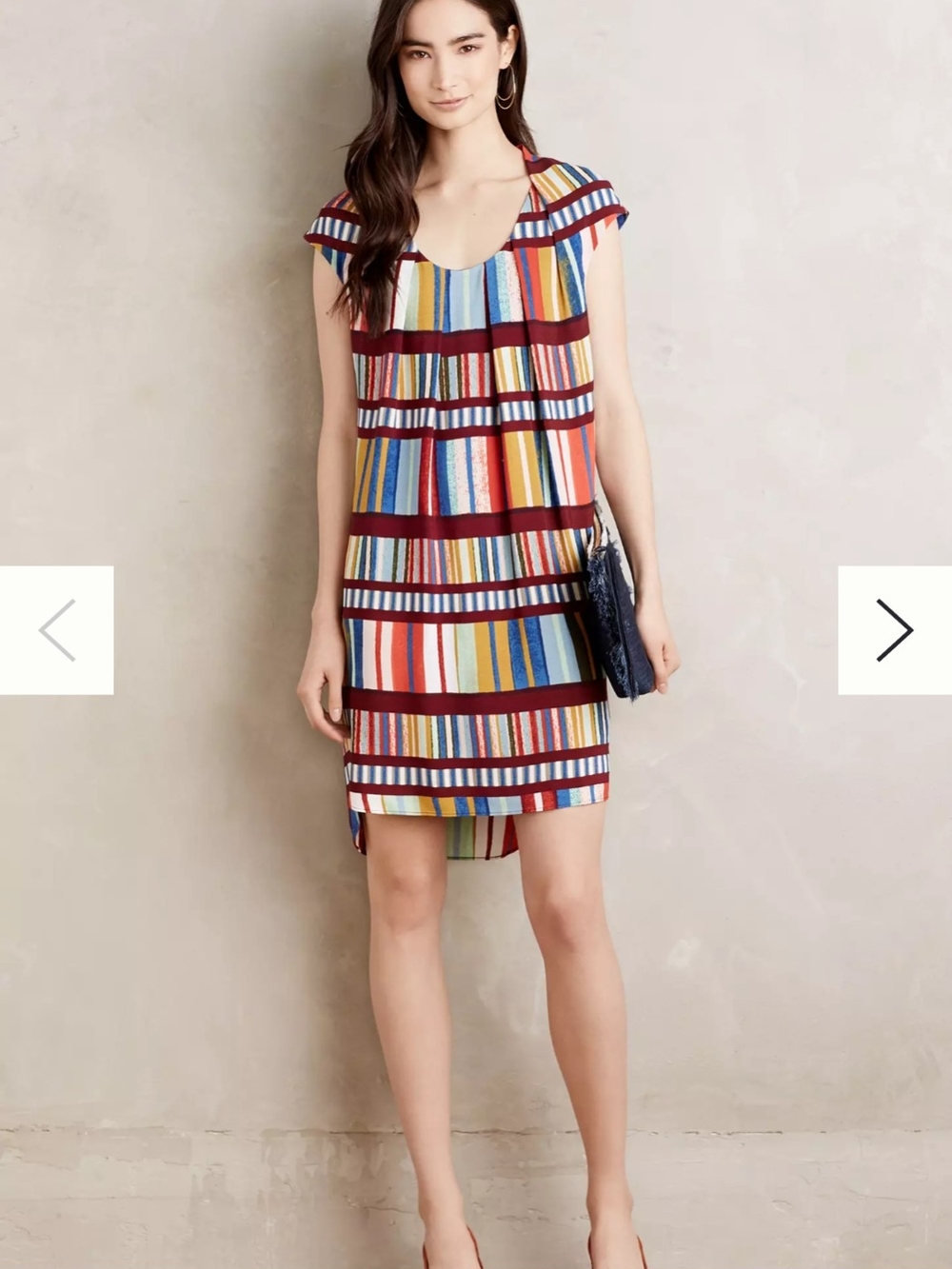 NWT Size 0  Anthro Mauve Au Revoir Shift Dress